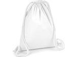 Borsa Da Palestra Westford Mill, Cotonelogico PC3554 (Taglia Unica) (Bianco)
