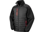 Result Giacca Softshell Da Uomo Compass Foderata PC3326 (Xs) (Nero/Rosso)
