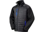 Giacca Softshell Result Da Uomo Compass Foderata PC3326 (Xs) (Nero/Blu Reale)