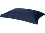 Fodera Per Cuscino In Raso Belledorm, A Righe, Numero Di Fili 540 BM191 (Taglia Unica) (Blu Navy)