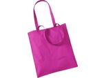 Westford Mill Promo Shopping Bag, 10 Litri (2 Pezzi/Confezione) BC4510 (Taglia Unica) (Fucsia)