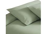 Set Di Copricuscini In Cotone Pettinato Belledorm, 2 Pezzi BM306 (Taglia Unica) (Verde Mela)