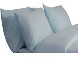 Set Copricuscino In Cotone Pettinato Belledorm, 2 Pezzi BM306 (Taglia Unica) (Blu)