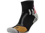 Calze Compressive Sportive Unisex Spiro Per Adulti, 1 Paio PC3498 (37-41 Eu) (Nero)