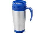 Tazza Thermos Bullet Sanibel (2 Pezzi/Confezione) PF2463 (12 X 18 X 8 Cm) (Argento/Blu)
