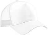 Berretto Da Baseball Trucker Beechfield Da Uomo Con Inserti In Rete (2 Pezzi/Confezione) RW6695 (Taglia Unica) (Bianco/Bianco)
