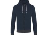 Ecologie Uomo Okavango Contrast Zoodie PC3196 (L) (Blu Navy/Grafite)