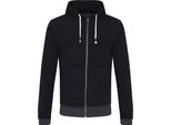 Ecologie Uomo Okavango Contrast Zoodie PC3196 (L) (Nero/Grafite)