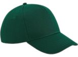 Beechfield Unisex Ultimate 6 Panel Baseball Cap PC4077 (Taglia Unica) (Verde Bottiglia)