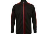 Finden & Hales Top Tuta In Maglia Da Bambino PC3083 (104) (Nero/Rosso)