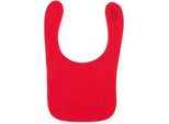 Larkwood Baby Bavaglino Unisex / Bavaglino Reversibile (2 Pezzi/Confezione) RW6674 (Taglia Unica) (Rosso)