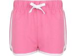 Skinni Minni Pantaloncini Retrò Per Bambini PC3564 (7-8 Anni (128)) (Rosa/Bianco)