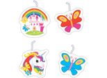 Figure Di Candele Amscan, Confezione Da 4 SG13510 (Taglia Unica) (Colorate)