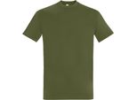 T-Shirt Sols Imperial Da Uomo, Manica Corta PC290 (Xl) (Dark Khaki)