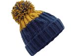 Beechfield Apres Beanie PC3947 (Taglia Unica) (Navy/Mustard)