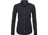 Tee Jays Donna Camicetta Oxford Perfetta A Maniche Lunghe PC3488 (2XL) (Nero)