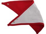 Bavaglino Bandana Babybugz (2 Pezzi/Confezione) BC4172 (Taglia Unica) (Bianco/Rosso)