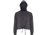 Felpa Con Cappuccio Oversize Tridri Donna RW6548 (S/M) (Antracite)