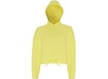 Tridri Felpa Con Cappuccio Oversize Da Donna RW6548 (S/M) (Limone)