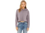 Bella + Canvas - Felpa Con Cappuccio In Pile Da Donna RW7060 (L) (Grigio Tempesta)
