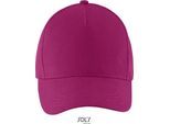 Sols 88119 | Cappello A Cinque Pannelli Buzz - Colore: Fucsia - Taglia: Unica