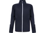 Finden & Hales Top Da Ginnastica In Maglia Da Ragazzo PC3083 (104) (Blu Navy/Bianco)