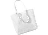 Westford Mill Borsa Per La Spesa In Cotonelogico, 16 Litri (2 Pezzi/Confezione) BC4547 (Taglia Unica) (Bianco)