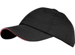 Berretto Da Baseball Result Premium, Un Colore (2 Pezzi/Confezione) BC4245 (Taglia Unica) (Nero/Rosso)