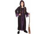 Costume Da Bambino Bristol Novelty Wizard BN1802 (S) (Nero/Blu)