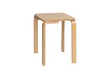 Sgabello Erzi 48 In Legno Sagomato, Sgabello Robusto, Impilabile, Carico Massimo Fino A 140 Kg, Dimensioni 36 X 36 X 48 Cm