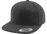 Flexfit By Yupoong Melton Wool Baseball Cap RW7610 (Taglia Unica) (Grigio Scuro)