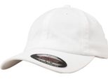 Flexfit By Yupoong Uomo Cotone Twill Dad Baseball Cap RW7594 (S/M) (Bianco)