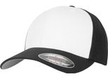 Flexfit By Yupoong Adulto Unisex Colore Fronte Maglia Trucker Cap RW7651 (S/M) (Nero/Bianco)