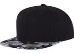 Flexfit By Yupoong Unisex Rose Print Baseball Cap RW7637 (Taglia Unica) (Nero/Grigio)