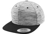 Flexfit By Yupoong Unisex Striped Marl Baseball Cap RW7628 (Taglia Unica) (Nero/Grigio)