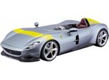 Bburago 18-26027 - Modellino Auto - Ferrari Monza SP1 (Argento, Scala 1:24) Auto Giocattolo