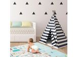 Mamabrum Mamabrum Tappeto Gioco - Montagne E Traffico - Bifacciale Xxl - Pieghevole Spessore 1 Cm - Tappeto Gioco - Bambino - Schiuma - 180 X 200 Cm