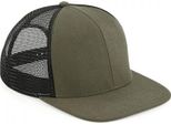 Beechfield Cappello Trucker Unisex PC4173 (Taglia Unica) (Oliva/Nero)