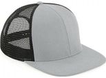 Cappello Trucker Unisex Beechfield PC4173 (Taglia Unica) (Grigio/Nero)
