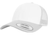 Flexfit By Yupoong Retro Trucker Baseball Cap RW7565 (Taglia Unica) (Argento/Bianco)