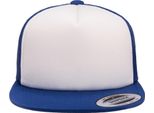 Cappello Trucker In Schiuma Flexfit By Yupoong, Fronte Bianco RW7571 (Taglia Unica) (Blu Reale/Bianco/Blu Reale)