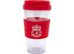 Liverpool Fc - Tazza Da Viaggio, Crest TA6511 (Taglia Unica) (Trasparente/Rosso)