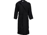 The One Towelling® T1-BH | Accappatoio Con Cappuccio - Accappatoio - Colore: Nero - Taglia: S/M