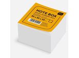 Interdruk Scatola Per Appunti Bianca 85 X 85 X 50 Mm Fogli Incollati