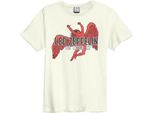 Amplified - Maglietta "Led Zeppelin Us Tour 77"" Per Uomo/Donna Unisex GD114 (S) (Bianco Antico)"