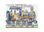 Bothy Threads Set Per Punto Croce "Locomotiva A Vapore"", 36X26Cm, Xct24, Schema A Punto Contato"