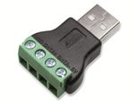 Connettore A Spina, Usb A, Connessione A Vite, Spina