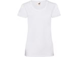 Maglietta Fruit Of The Loom Lady-Fit Donna (5 Pezzi/Confezione) BC4810 (Xl) (Bianco)