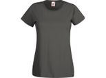 Maglietta Fruit Of The Loom Lady-Fit Donna (5 Pezzi/Confezione) BC4810 (Xl) (Antracite Chiaro)