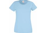 Maglietta Fruit Of The Loom Lady-Fit Donna (5 Pezzi/Confezione) BC4810 (2XL) (Azzurro)